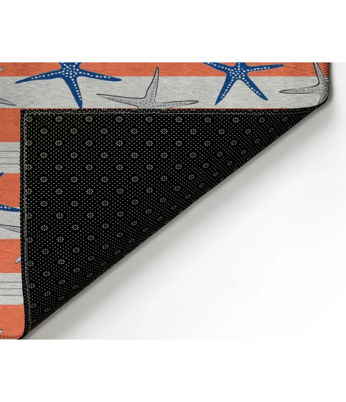 Dalyn Indoor/Outdoor Seabreeze SZ12 Salmon Washable 2'6" x 3'10" Rug