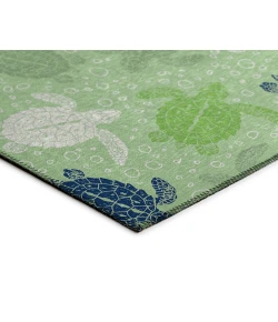 Dalyn Indoor/Outdoor Seabreeze SZ13 Aloe Washable 2'6" x 3'10" Rug