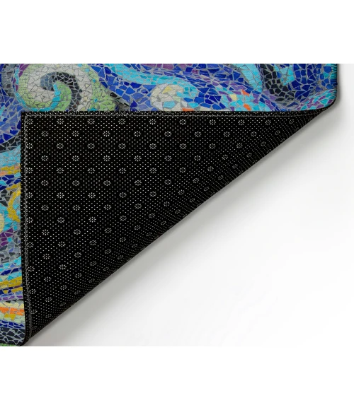 Dalyn Indoor/Outdoor Seabreeze SZ14 Indigo Washable 2'6" x 3'10" Rug