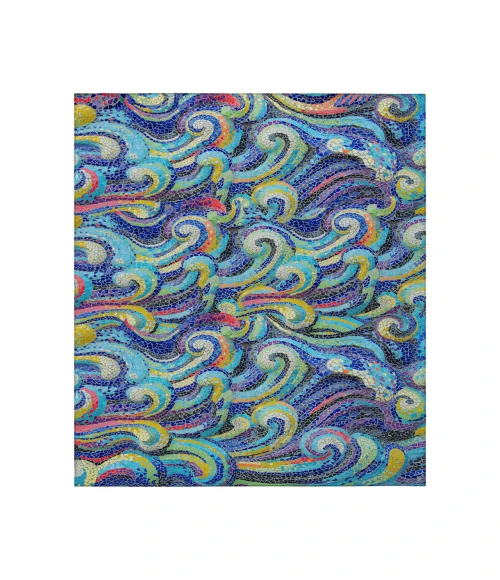 Dalyn Indoor/Outdoor Seabreeze SZ14 Indigo Washable 2'6" x 3'10" Rug