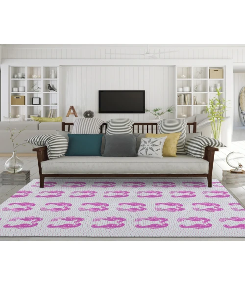 Dalyn Indoor/Outdoor Seabreeze SZ15 Flamingo Washable 2'6" x 3'10" Rug