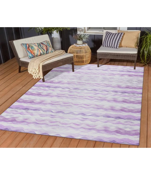 Dalyn Indoor/Outdoor Seabreeze SZ16 Violet Washable 2'6" x 3'10" Rug