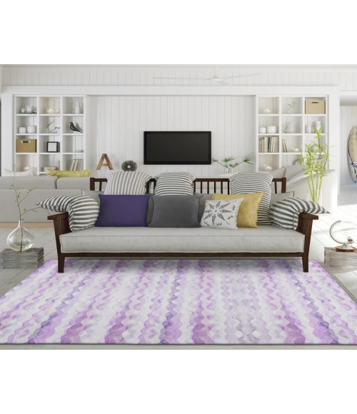 Dalyn Indoor/Outdoor Seabreeze SZ16 Violet Washable 2'6" x 3'10" Rug