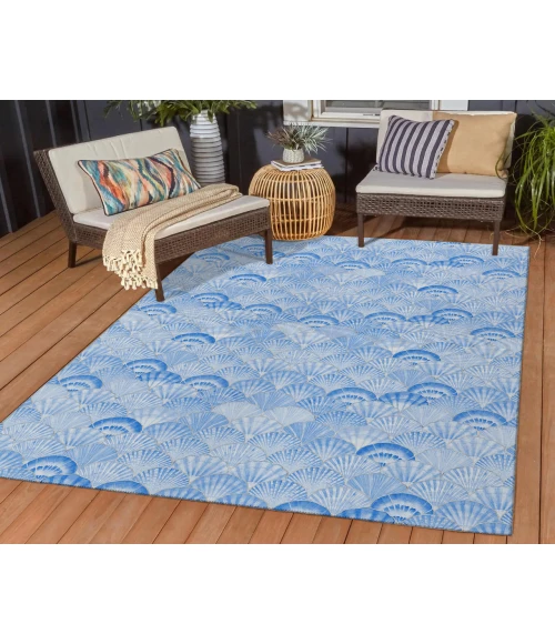 Dalyn Indoor/Outdoor Seabreeze SZ2 Navy Washable 2'6" x 3'10" Rug