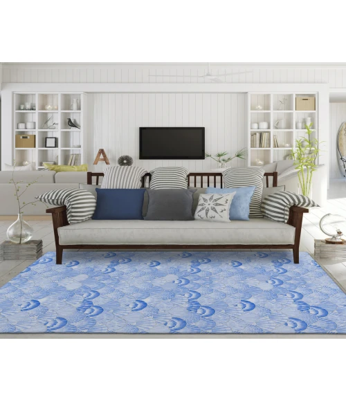 Dalyn Indoor/Outdoor Seabreeze SZ2 Navy Washable 2'6" x 3'10" Rug