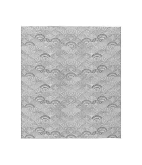 Dalyn Indoor/Outdoor Seabreeze SZ2 Silver Washable 2'6" x 3'10" Rug