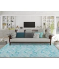 Dalyn Indoor/Outdoor Seabreeze SZ2 Teal Washable 2'6" x 3'10" Rug