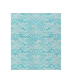 Dalyn Indoor/Outdoor Seabreeze SZ2 Teal Washable 2'6" x 3'10" Rug