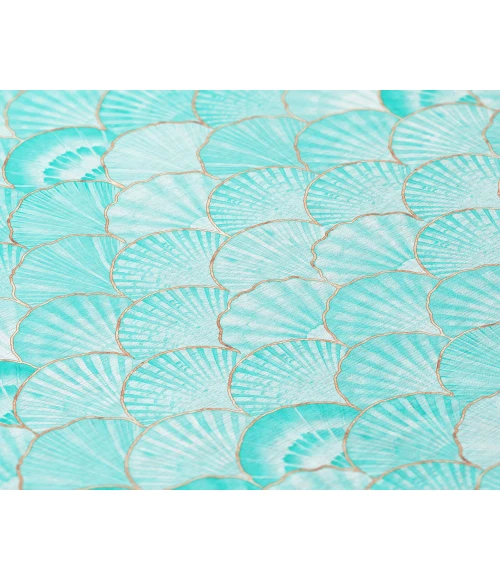 Dalyn Indoor/Outdoor Seabreeze SZ2 Teal Washable 2'6" x 3'10" Rug
