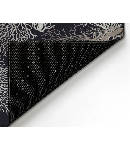 Dalyn Indoor/Outdoor Seabreeze SZ3 Black Washable 2'6" x 3'10" Rug