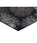 Dalyn Indoor/Outdoor Seabreeze SZ3 Black Washable 2'6" x 3'10" Rug