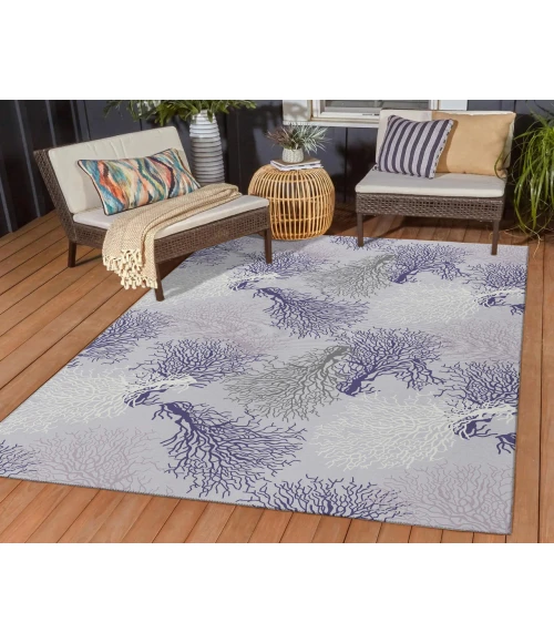 Dalyn Indoor/Outdoor Seabreeze SZ3 Lavender Washable 2'6" x 3'10" Rug