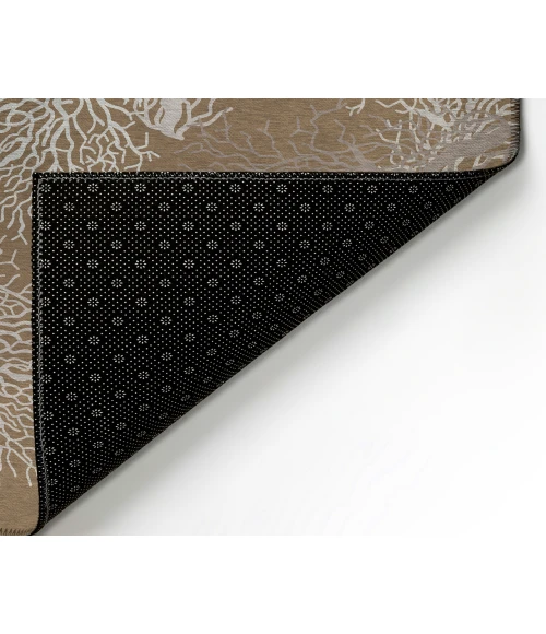 Dalyn Indoor/Outdoor Seabreeze SZ3 Taupe Washable 2'6" x 3'10" Rug