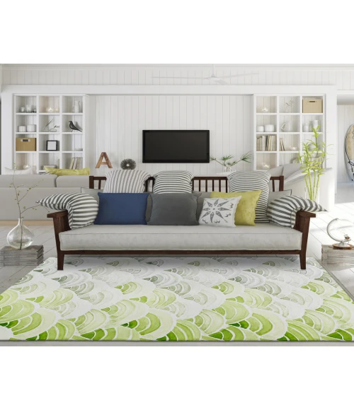 Dalyn Indoor/Outdoor Seabreeze SZ5 Lime-In Washable 2'6" x 3'10" Rug