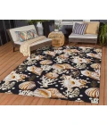Dalyn Indoor/Outdoor Seabreeze SZ6 Black Washable 2'6" x 3'10" Rug
