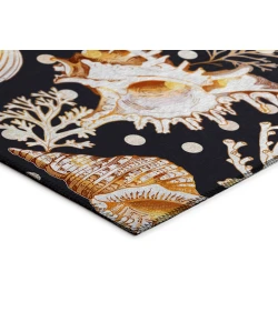 Dalyn Indoor/Outdoor Seabreeze SZ6 Black Washable 2'6" x 3'10" Rug