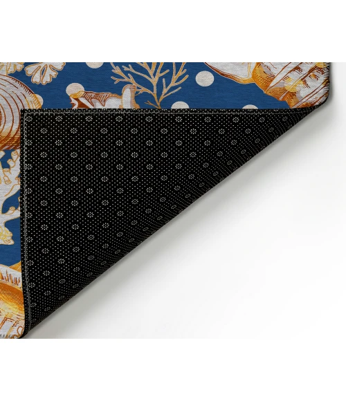 Dalyn Indoor/Outdoor Seabreeze SZ6 Navy Washable 2'6" x 3'10" Rug