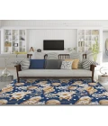 Dalyn Indoor/Outdoor Seabreeze SZ6 Navy Washable 2'6" x 3'10" Rug