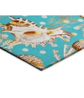 Dalyn Indoor/Outdoor Seabreeze SZ6 Teal Washable 2'6" x 3'10" Rug