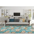 Dalyn Indoor/Outdoor Seabreeze SZ6 Teal Washable 2'6" x 3'10" Rug