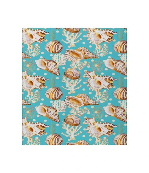 Dalyn Indoor/Outdoor Seabreeze SZ6 Teal Washable 2'6" x 3'10" Rug