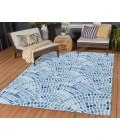 Dalyn Indoor/Outdoor Seabreeze SZ7 Indigo Washable 2'6" x 3'10" Rug