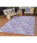 Dalyn Indoor/Outdoor Seabreeze SZ7 Lavender Washable 2'6" x 3'10" Rug
