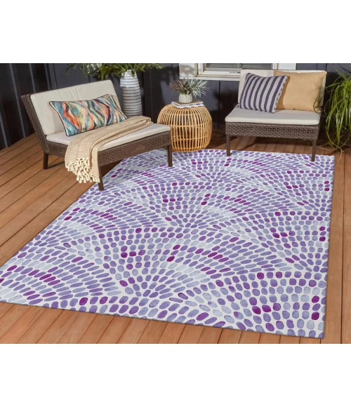 Dalyn Indoor/Outdoor Seabreeze SZ7 Lavender Washable 2'6" x 3'10" Rug