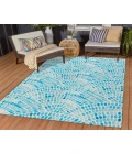 Dalyn Indoor/Outdoor Seabreeze SZ7 Teal Washable 2'6" x 3'10" Rug
