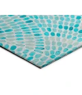 Dalyn Indoor/Outdoor Seabreeze SZ7 Teal Washable 2'3"x7'6" Runner Rug