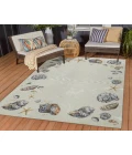Dalyn Indoor/Outdoor Seabreeze SZ9 Ivory Washable 2'6" x 3'10" Rug