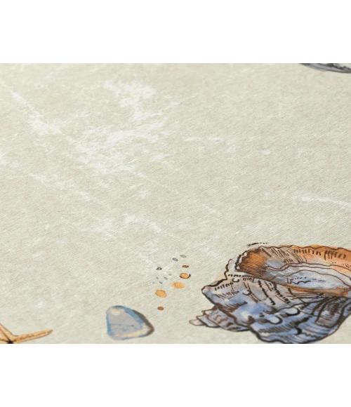 Dalyn Indoor/Outdoor Seabreeze SZ9 Ivory Washable 2'6" x 3'10" Rug