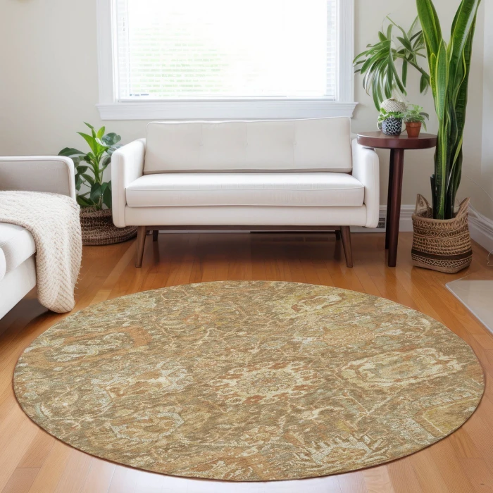 Dalyn Tabrook Brown TB10 8ft. x 8ft. Rug
