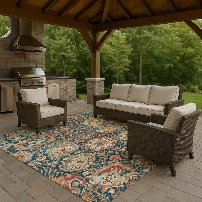 Dalyn Tabrook Blue TB10 5ft. x 7ft.6in. Rug