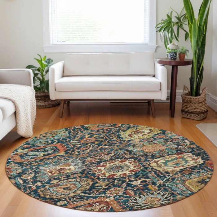 Dalyn Tabrook Blue TB10 8ft. x 8ft. Rug