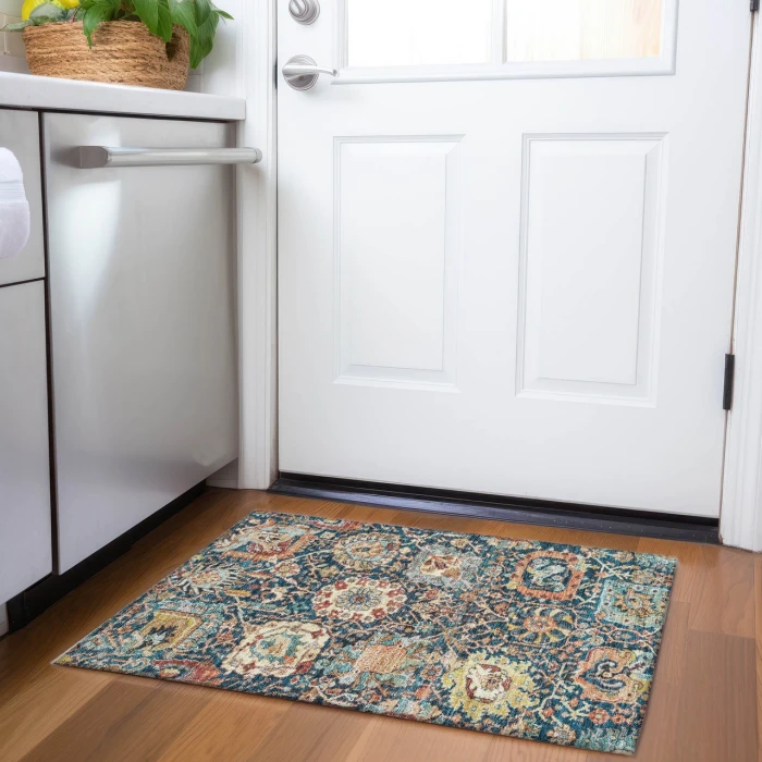 Dalyn Tabrook Blue TB10 1ft.8in. x 2ft.6in. Rug
