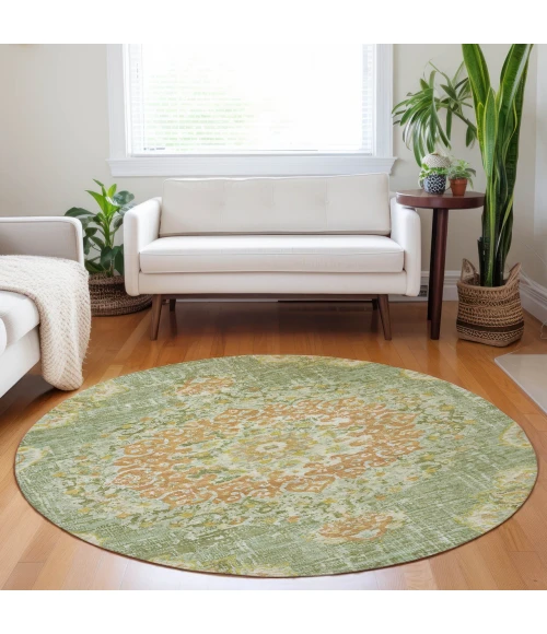 Dalyn Tabrook Green TB11 8ft. x 8ft. Rug