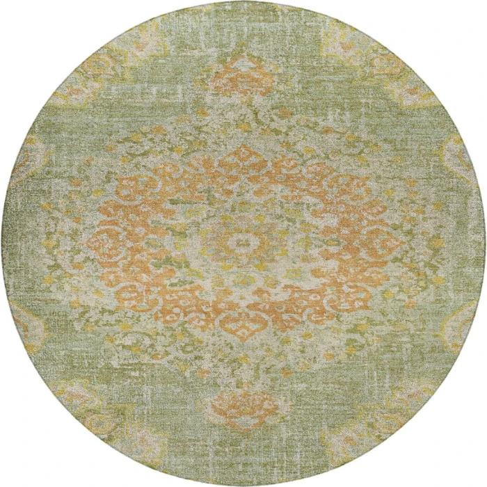 Dalyn Tabrook Green TB11 8ft. x 8ft. Rug