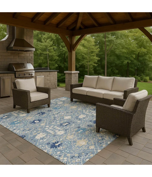 Dalyn Tabrook Blue TB12 5ft. x 7ft.6in. Rug