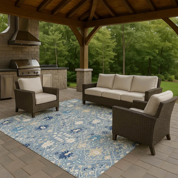 Dalyn Tabrook Blue TB12 9ft. x 12ft. Rug
