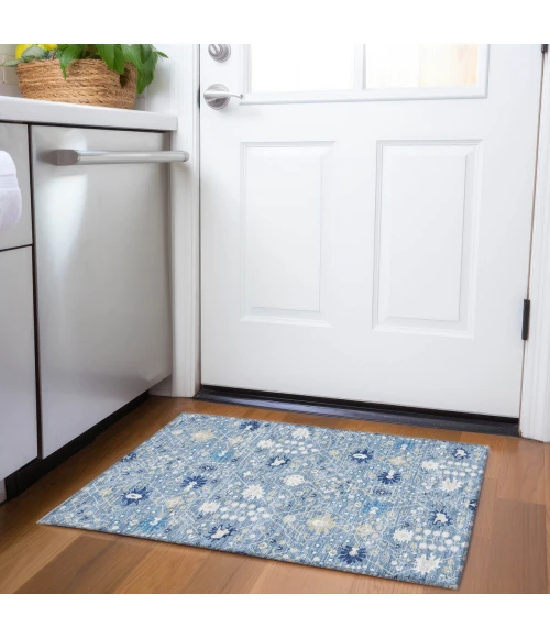 Dalyn Tabrook Blue TB12 1ft.8in. x 2ft.6in. Rug