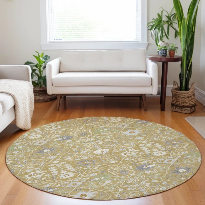 Dalyn Tabrook Gold TB12 8ft. x 8ft. Rug