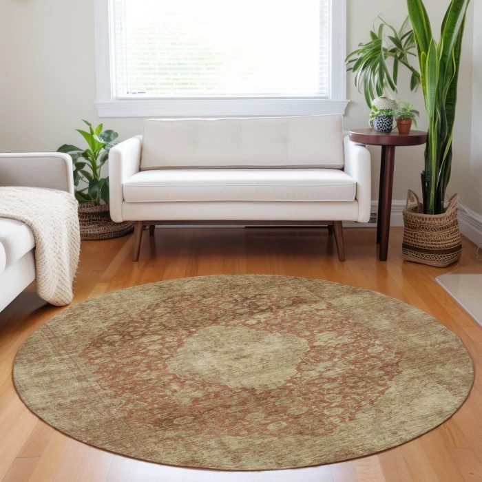 Dalyn Tabrook Orange TB13 8ft. x 8ft. Rug