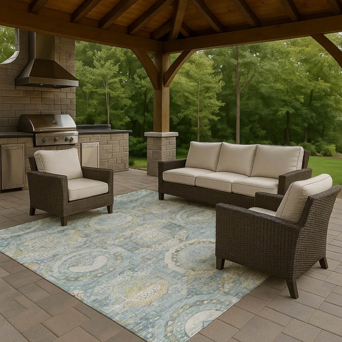 Dalyn Tabrook Blue TB14 3ft. x 5ft. Rug