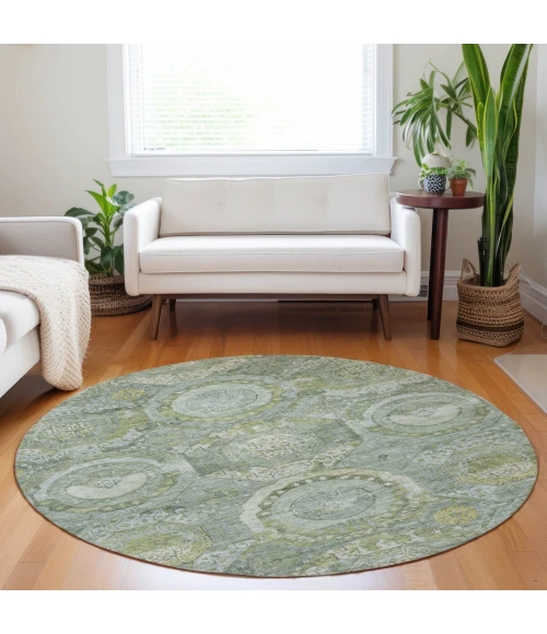 Dalyn Tabrook Green TB14 8ft. x 8ft. Rug