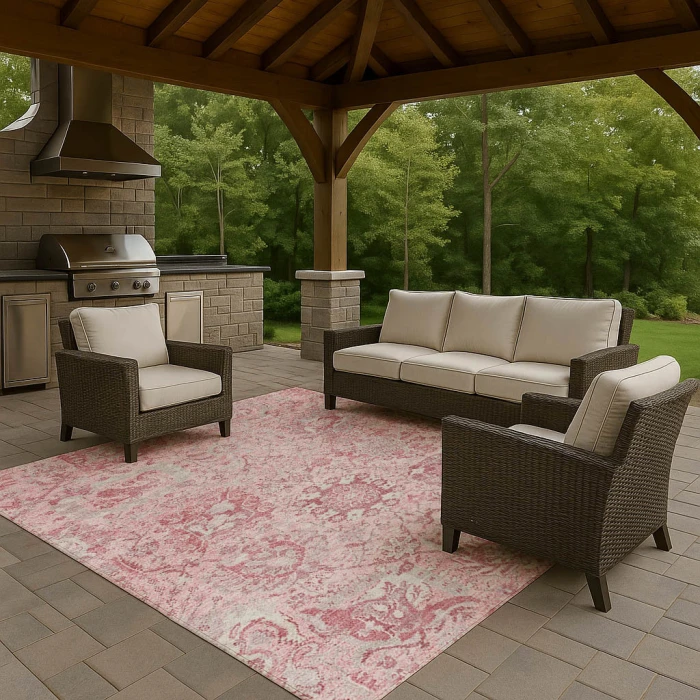 Dalyn Tabrook Pink TB15 5ft. x 7ft.6in. Rug