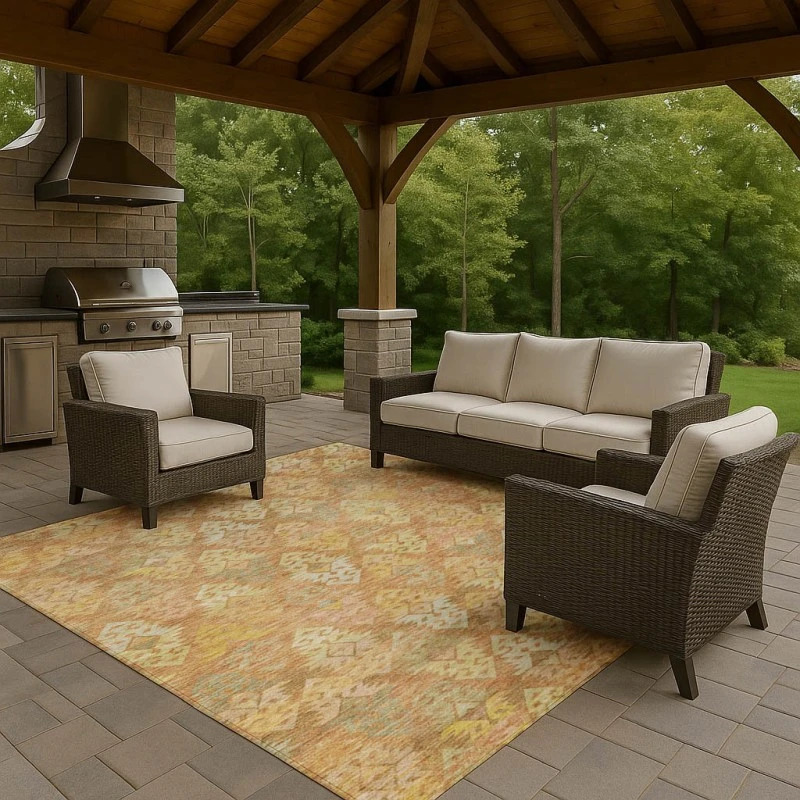 Dalyn Tabrook Orange TB2 8ft. x 10ft. Rug