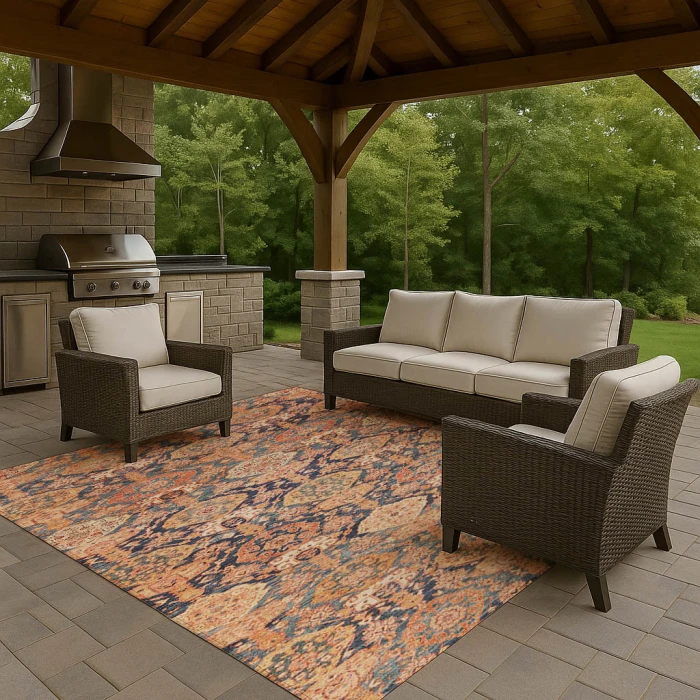 Dalyn Tabrook Orange TB3 9ft. x 12ft. Rug