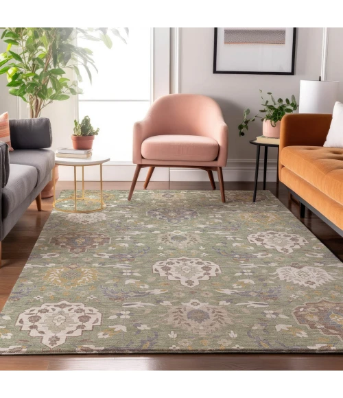 Dalyn Tabrook Green TB4 10ft. x 14ft. Rug