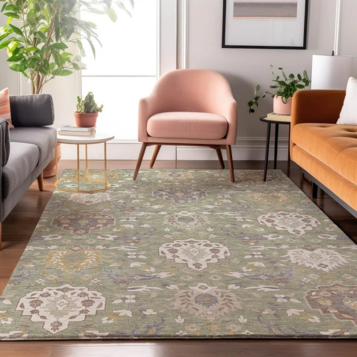 Dalyn Tabrook Green TB4 5ft. x 7ft.6in. Rug